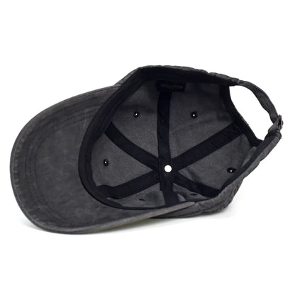 Washed Cotton Baseball Cap Men Women Casual Vintage Dad Hat Adjustable Trucker Style Low Profile Outdoor