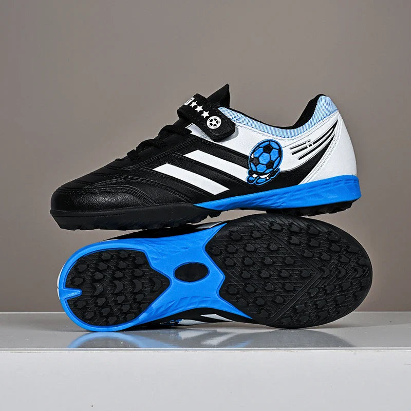 New Kids Turf Football Boots Training Shoes Soccer Shoes Drop Shipping Professional Match Grass Ultralight Cleats Boys Non-Slip