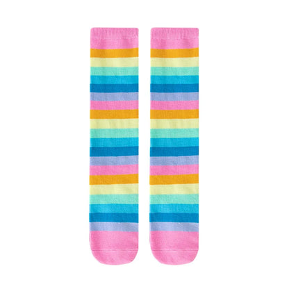 Rainbow Lollipop Girls Dress Sweet Purim Festival Celebrate Costume Fancy Carnival Children Vestidos Princess Cosplay Outfits