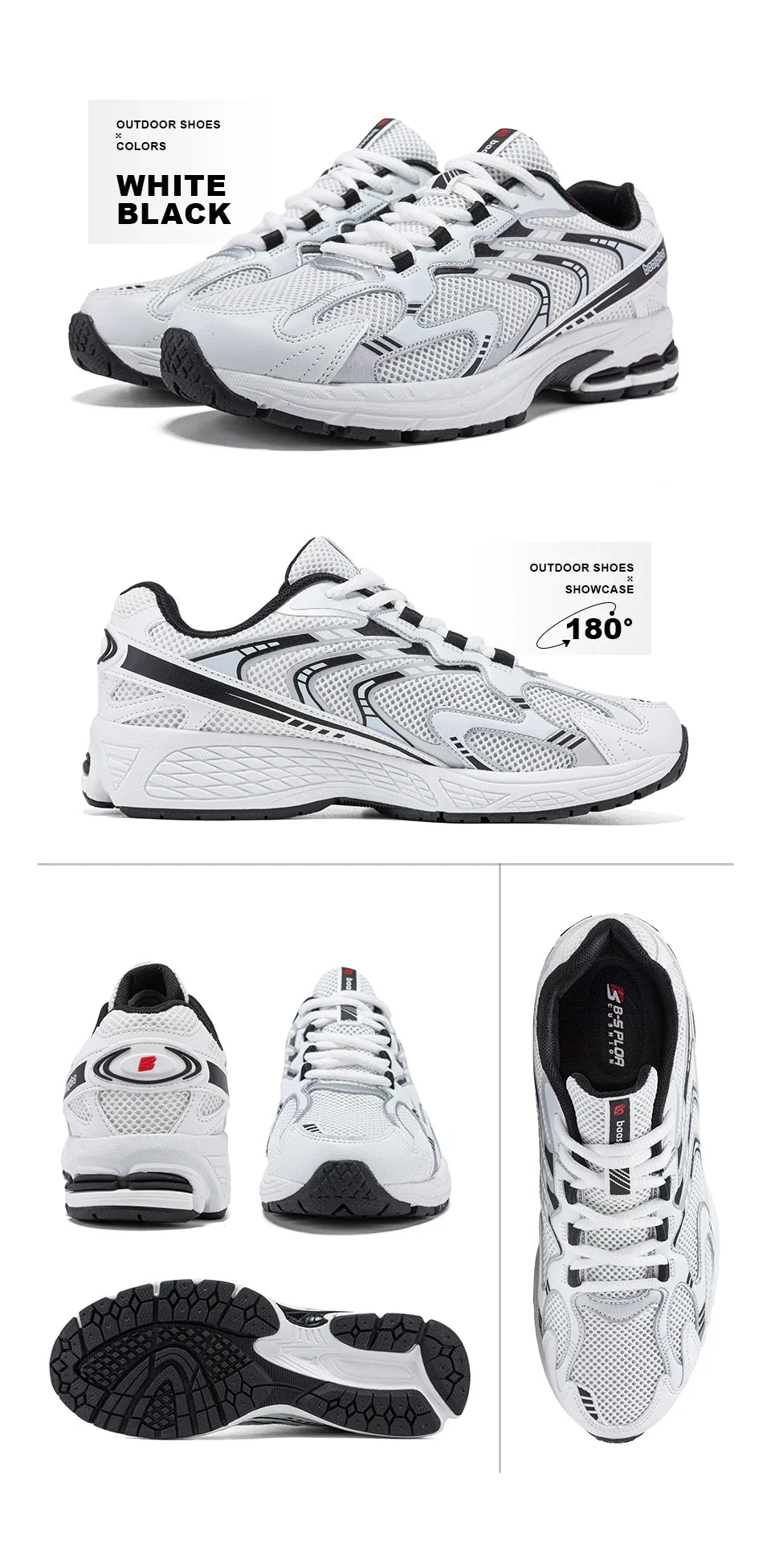 Bassploa Tênis Masculino de Corrida, Moda, Leve, Malha Respirável, Esportivo, Casual, Antiderrapante, para Caminhada