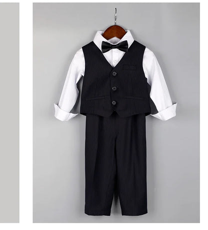 Boys Suit For Wedding 1Year Baby Kids Photograph Suit Children Formal Ceremony Tuxedo Dress Child Party Performance Costume