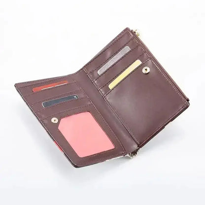 Exquisite Compact Portable High-quality Wallet With A High-end Feel Light Luxury Women's Cartoon Pattern Printed Wallet