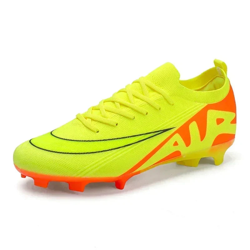 Men Football Boots Non-Slip Grass Training Sport Ultralight Soccer Shoes Unisex Outdoor Sports Shoes Breathable Drop Shipping