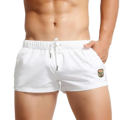 Men's Summer Beach Shorts Swimwear Trunks Board Short Pants Male Gym Shorts Swim Surf Fitness Quick Dry Shorts