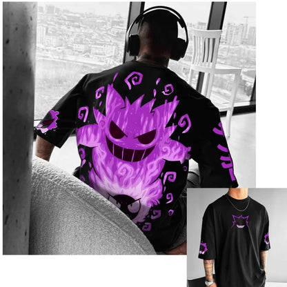Street Trend Y2K Anime Pok É Mon Super Dream Fitness Training Casual T-Shirt Men's and Women's Luxury Kids Brand Top