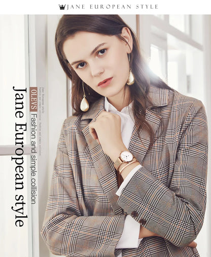 Milanese Steel Band Quartz Women's Watch 5190