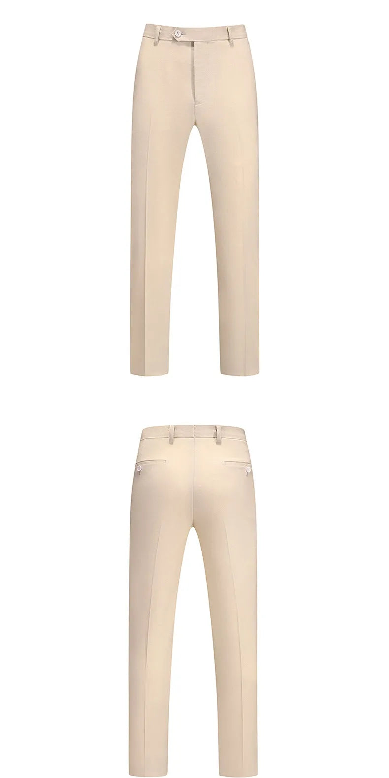 Men's Linen Half Lined 2 Piece Suit Set Lightweight Breathable Blazer & Pants for Spring Summer, Formal Business Wedding