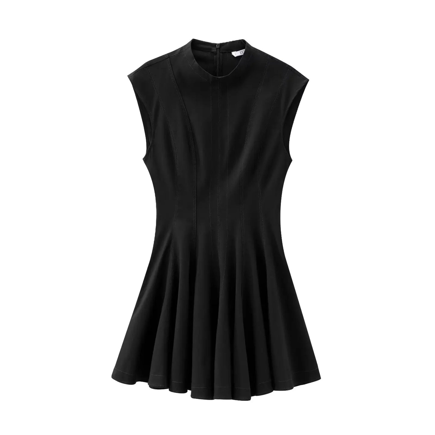 Ruffles Mini Party Dress Women Sleeveless A-Line Chic Evening Club Dress Fashion 2025 Y2K Girl Street Vestidos