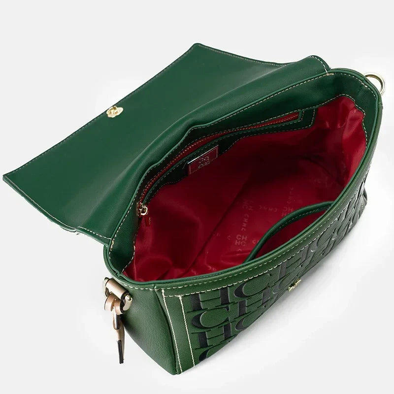 Autumn and Winter Solid Color Crossbody Bag Letter Printing High Quality Women's Fashion Elegance 2025 Classic Women's Bag