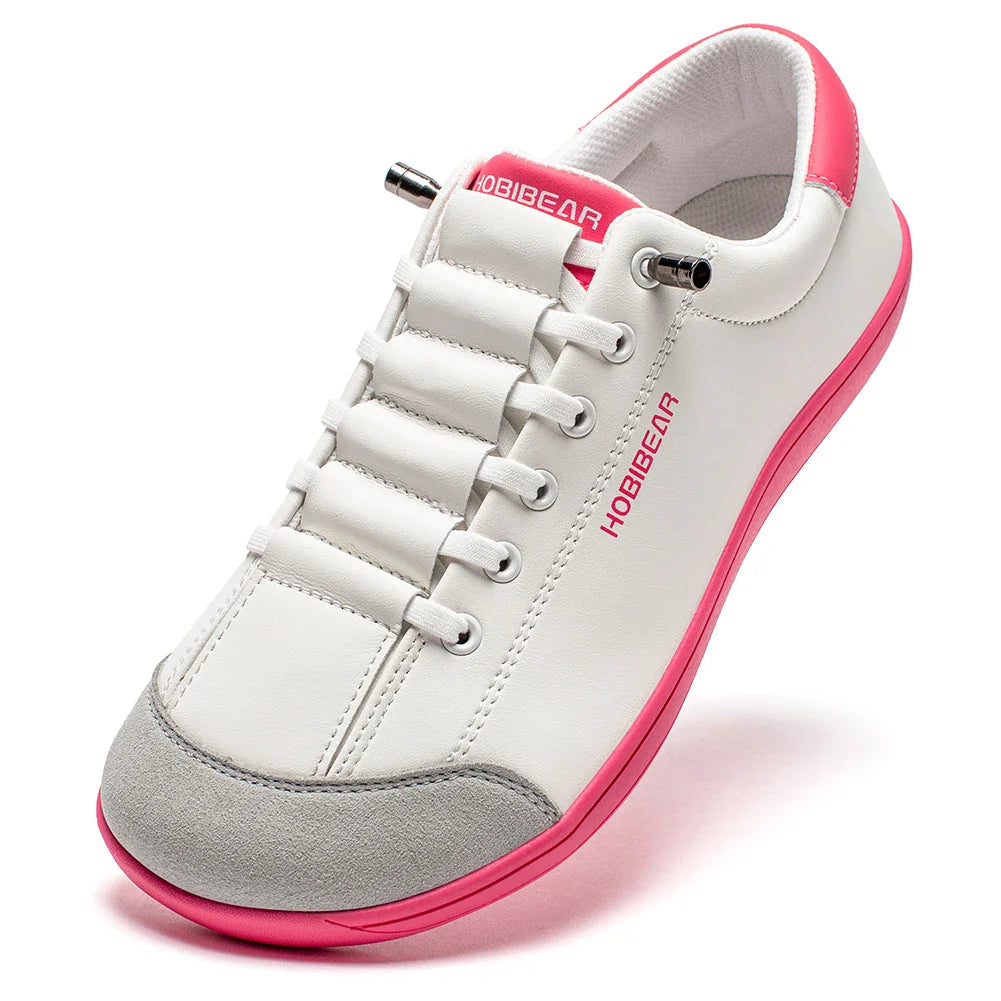 Barefoot Shoes Unisex Wide Toe Artificial Leather Sneakers Zero Drop Slip On Outdoor Lightweight Comfortable Shoes