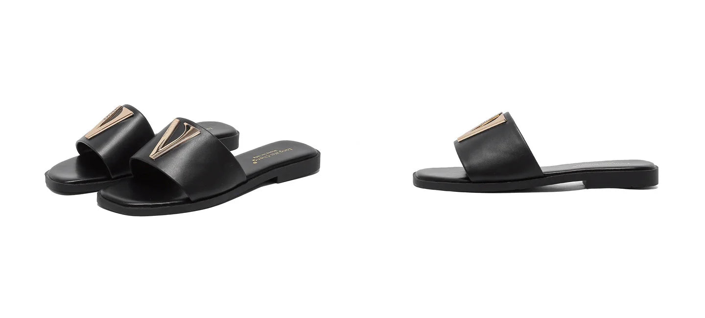 High Quality PU Purses And Sandals Sets Flat Shoes And Bag Set Matching Handbags For Women Slippers Flip Flops Women Shoes