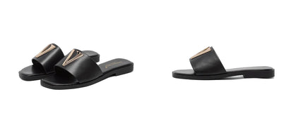 High Quality PU Purses And Sandals Sets Flat Shoes And Bag Set Matching Handbags For Women Slippers Flip Flops Women Shoes