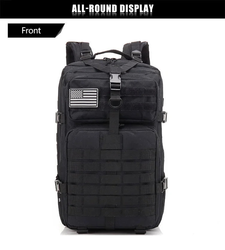 30/45L Man Tactical Backpacks HkingTraveling Bags Survival Outdoor 3P Assault Pack EDC Molle Pack For Trekking Hunting Bag