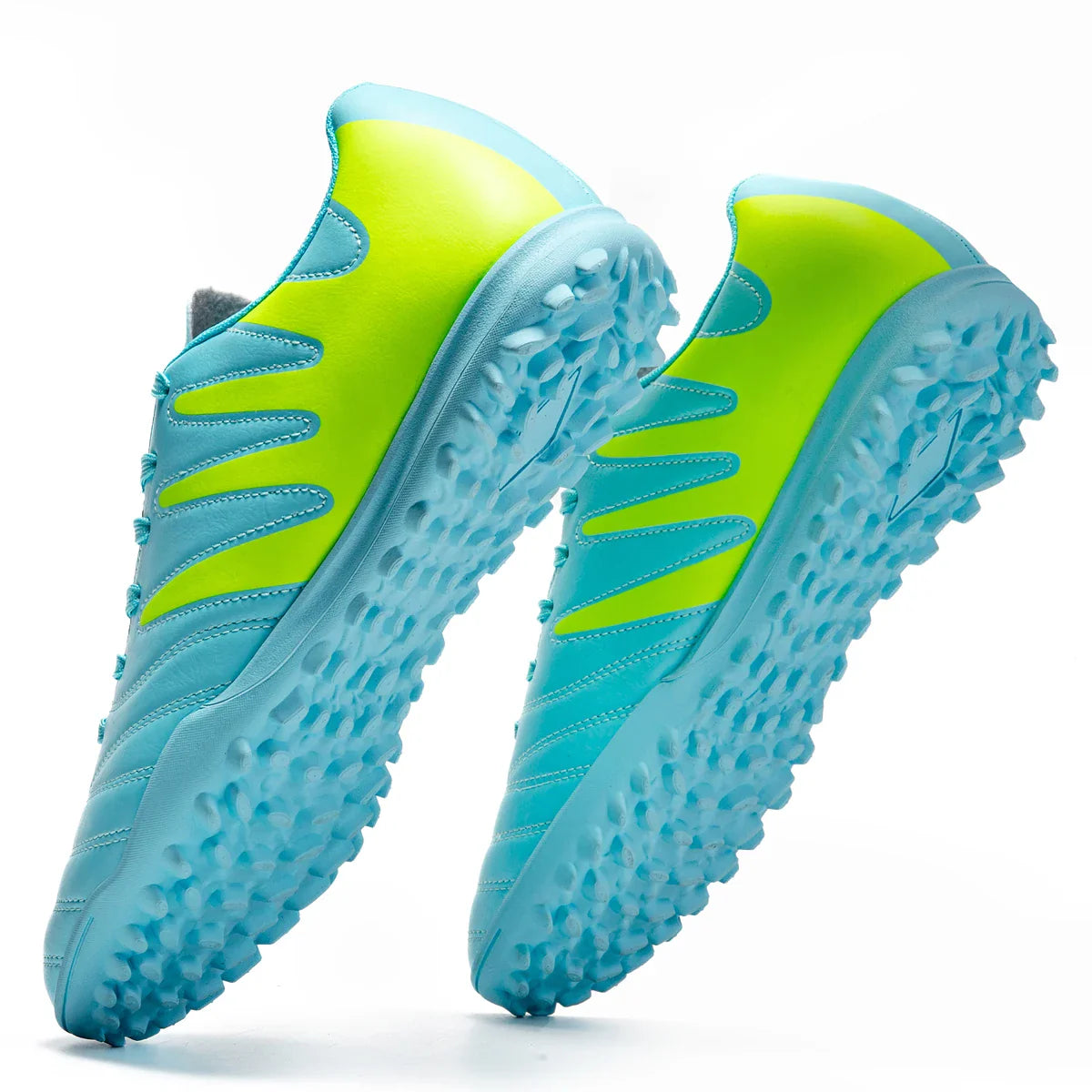Kid Friendly TF Turf Soccer Boots Soft PU Fabric Rubber Non-slip Sole Abrasion Resistant For Campus Sports Activities
