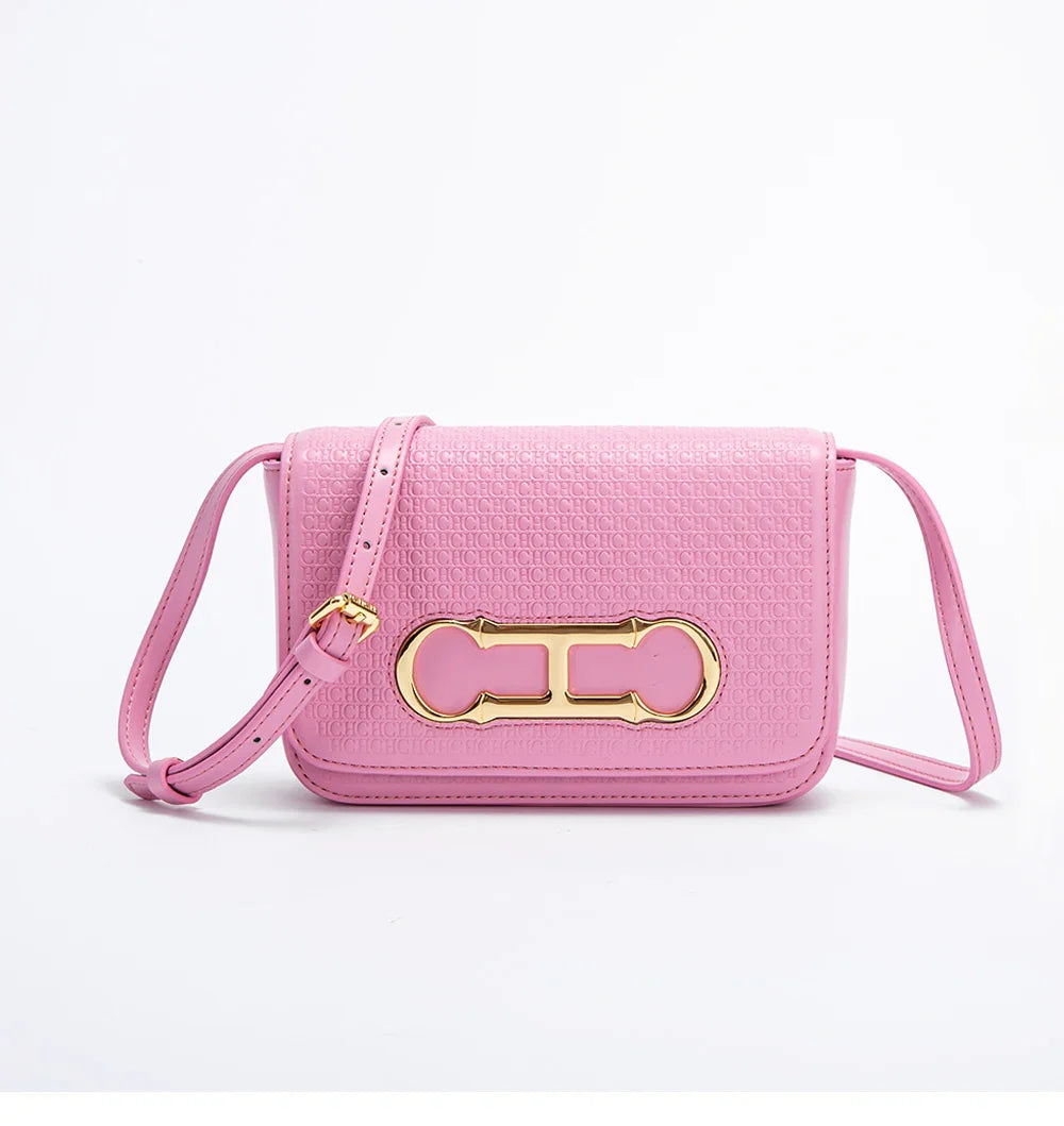 Women's Crossbody Bag 2024 New Flip Saddle Bag Simple Commuter Small Square Bag