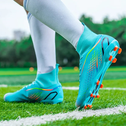 Men Football Boots Professional Turf Futsal Match Grass Unisex Outdoor Training Soccer Shoes Soccer Cleats Non-slip Breathable
