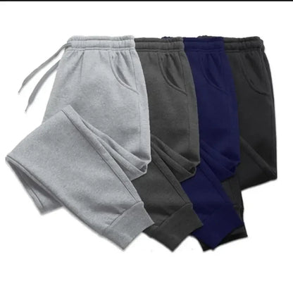 Men's Tracksuit Pants Jogger Track Sweatpants Spring Autumn Fleece Pants Men Clothing Gym Sports Women's Loose Winter Trousers