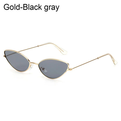 Summer Retro Small Oval Sunglasses Ladies Vintage Shades Cat Eye Sun Glasses Men Women Rectangular Eyeglasses Protection 400UV