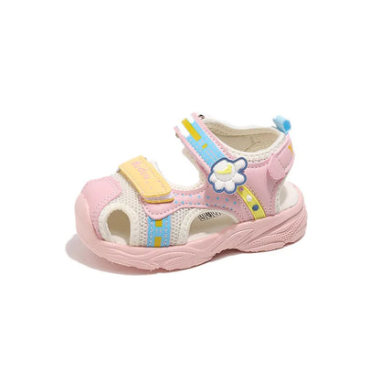 2026 Summer Girls Kids Sandals Soft Comfortable Closed Toe Protective Sandals,Cartoon Colorful Cute Shoes Kids Summer Boys Girls