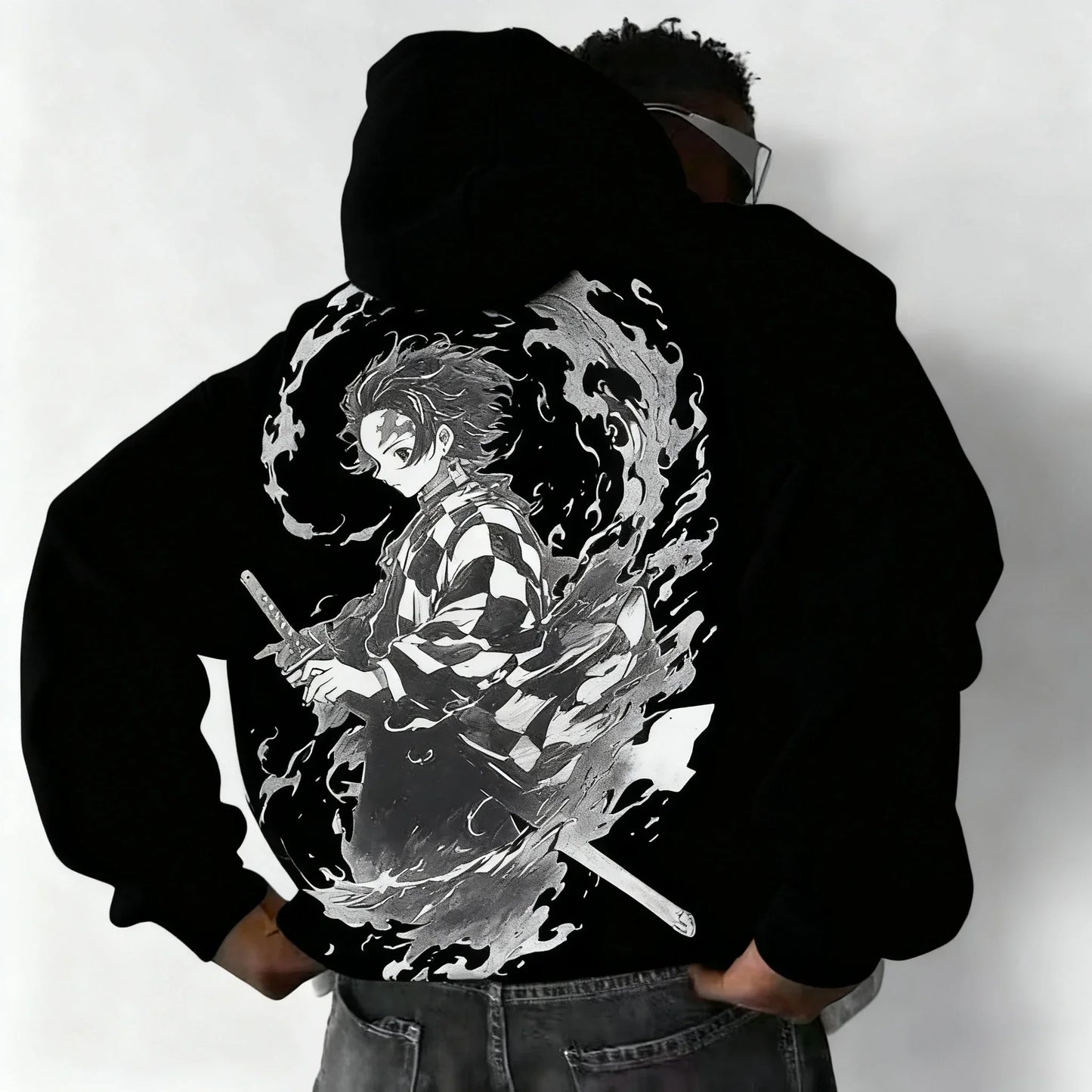 Demon Slayer Collaboration Pure Cotton Men's and Women's Hoodie for Spring and Summer  New Item Street Casual Loose Top