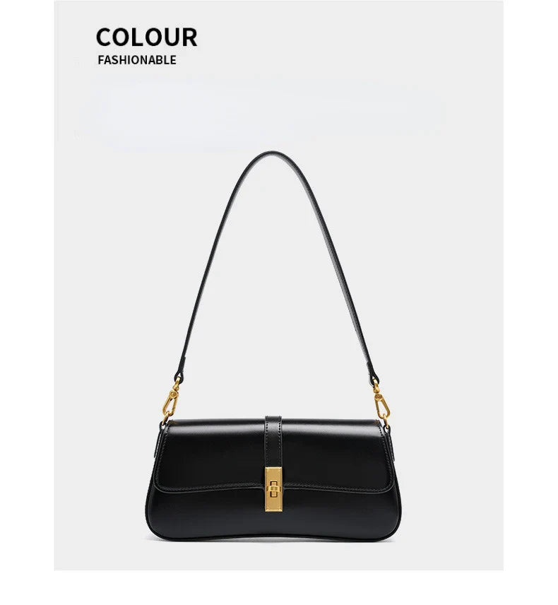 Women Genuine Leather Shoulder Bag Female Fashion Handbag Totes Small Underarm Bag Casual Daybag Mini Purse -KG1313