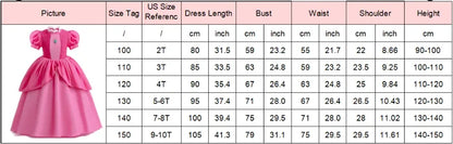Cinderella Anna Elsa Costume Children Princess Dress for Girls Kids Cosplay Snow White Christmas Carnival Party Disguise Outfit