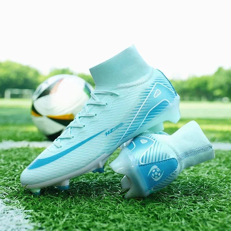 New Men Women Professional Football Boots Training Cleats Sport Sneakers Trainer Lightweight Grass Non-slip Match Soccer Shoes