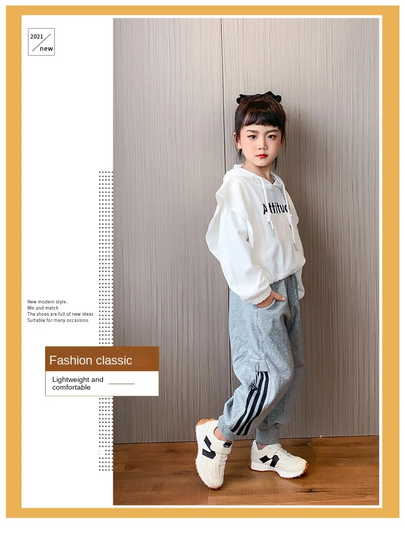 Children's Sneakers for Boy Lightweight Versatile Tennis Shoes for Girls Fashion Causal Kids School Running Basketball Shoes Hot