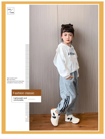 Children's Sneakers for Boy Lightweight Versatile Tennis Shoes for Girls Fashion Causal Kids School Running Basketball Shoes Hot