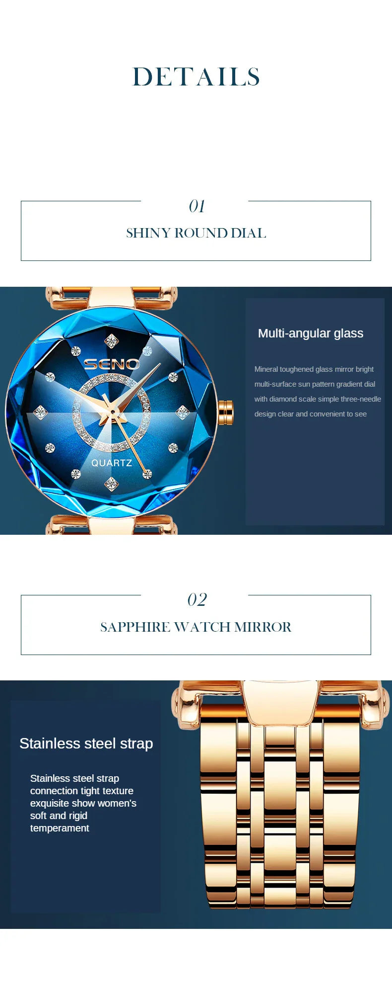 Ocean Star Women Crystal Watch 2025 Top Brand Luxury Rose Gold Women Bracelet Watch For Ladies Wrist Watch Relogio Feminino