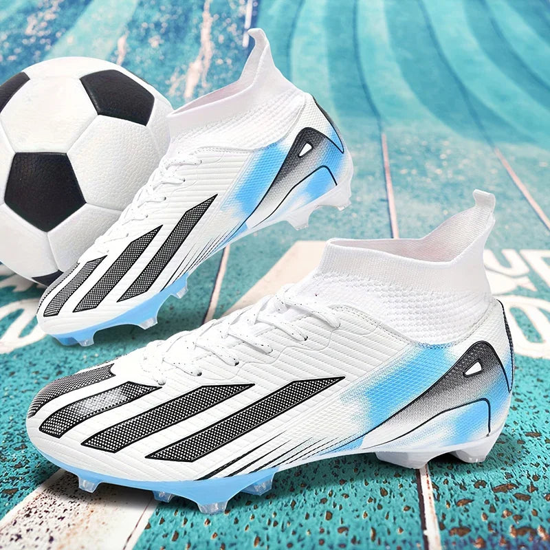 New Men Football Boots Cleats Boys Ultralight Sport Soccer Shoes Adult Professional Non-Slip Comfortable Training Match Grass