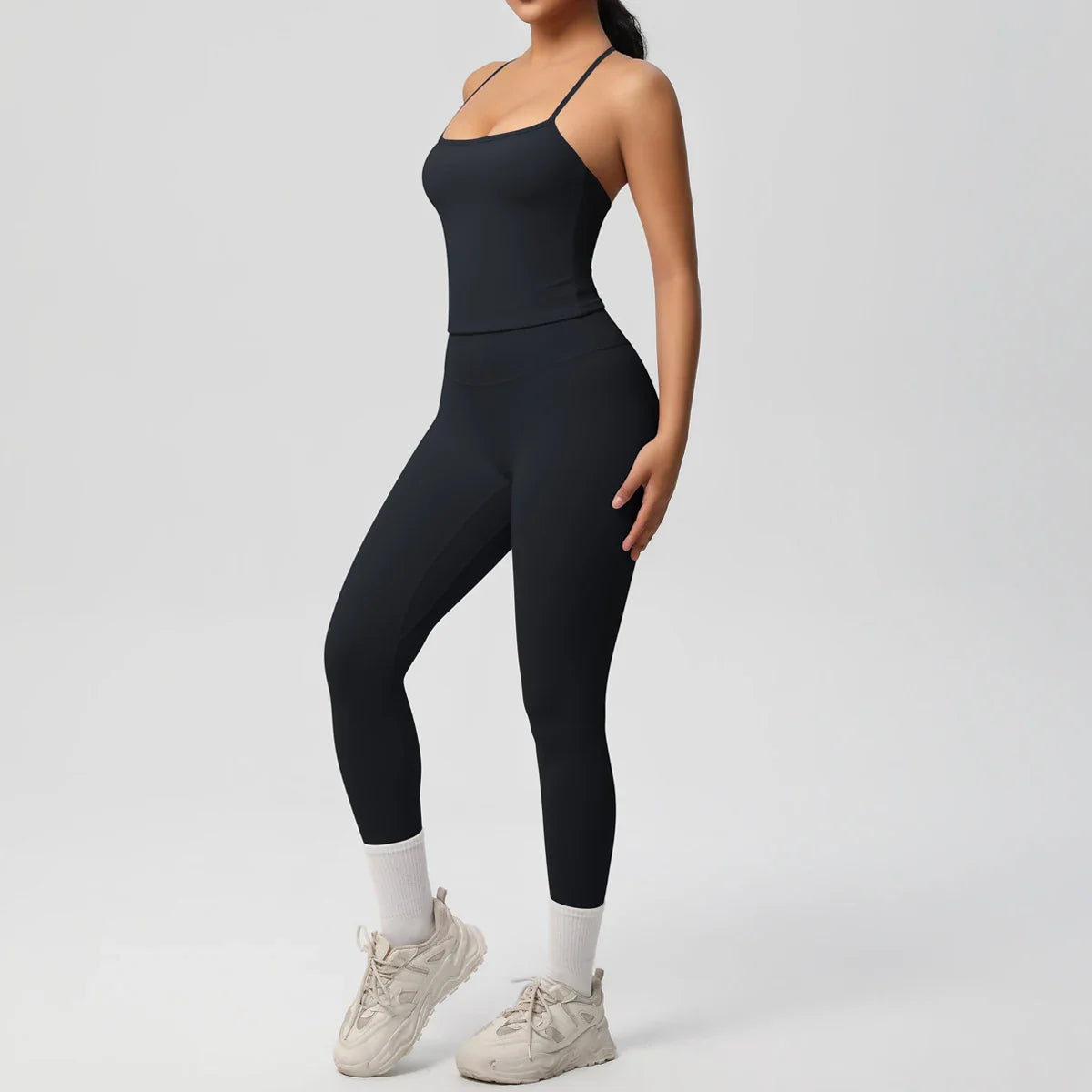 2PCS Yoga Set Nude Feeling Workout Sets Women Tracksuit Gym Push Up Fitness Running Workout Sportwear Sport Bra Leggings Suit