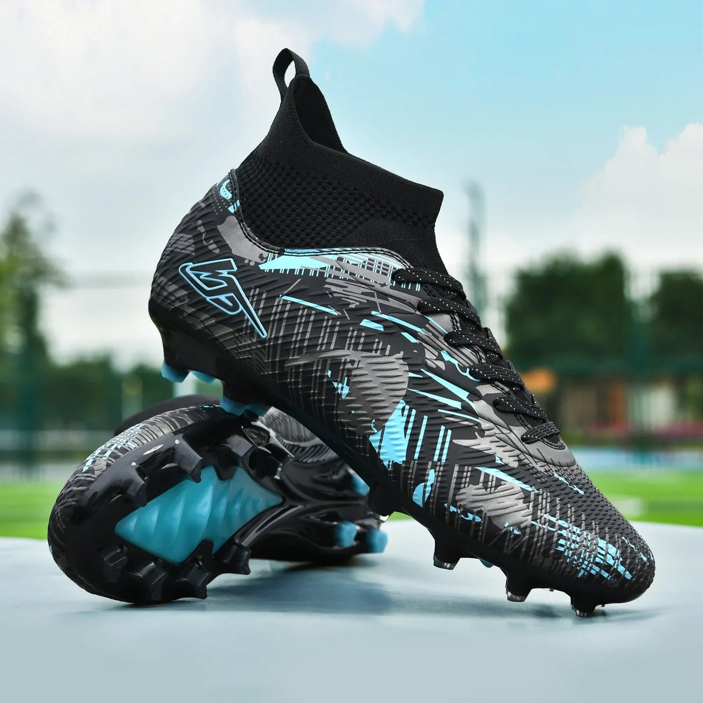 Men Soccer Shoes TF/FG Sneaker Boy Comfortable Society Original Resistant Top Quality Football Shoes Long Spikes Football Boots