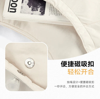 Large Capacity Light Ladies Crossbody Bag Waterproof Casual Shoulder Bag Women Daily Outdoor Travel Shopping Dumpling Bag