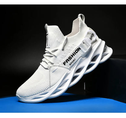Tênis Masculino de Malha Respirável Casual Sapatos Masculinos Unissex Leve Macio Sola Grossa Buraco Sapatos de Casal Tênis Atlético Sapatos Femininos