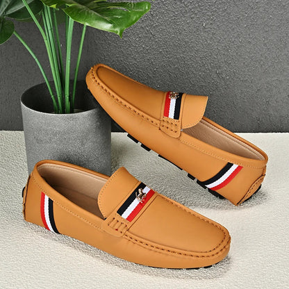 Loafers Men Driving Shoes Casual Shoes Comfortable Classic PU Leather Loafers Business Shoes Slip on Walking Men Loafers Shoes