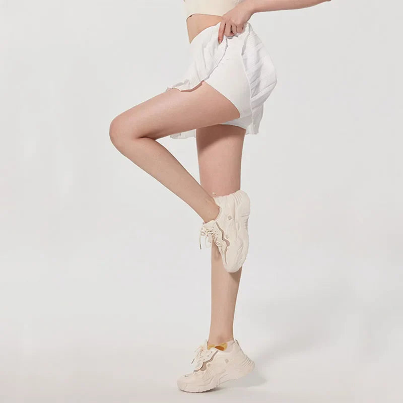 Pleated Tennis Skirt For Women Yoga Short Sports Running Anti-Slip High Waisted Lightweight Athletic Golf Skorts Skirts Flowy