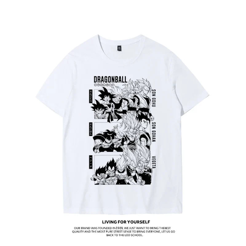 Printed Short Sleeve T-shirt Men's and Women's Fashion Loose Cotton Top