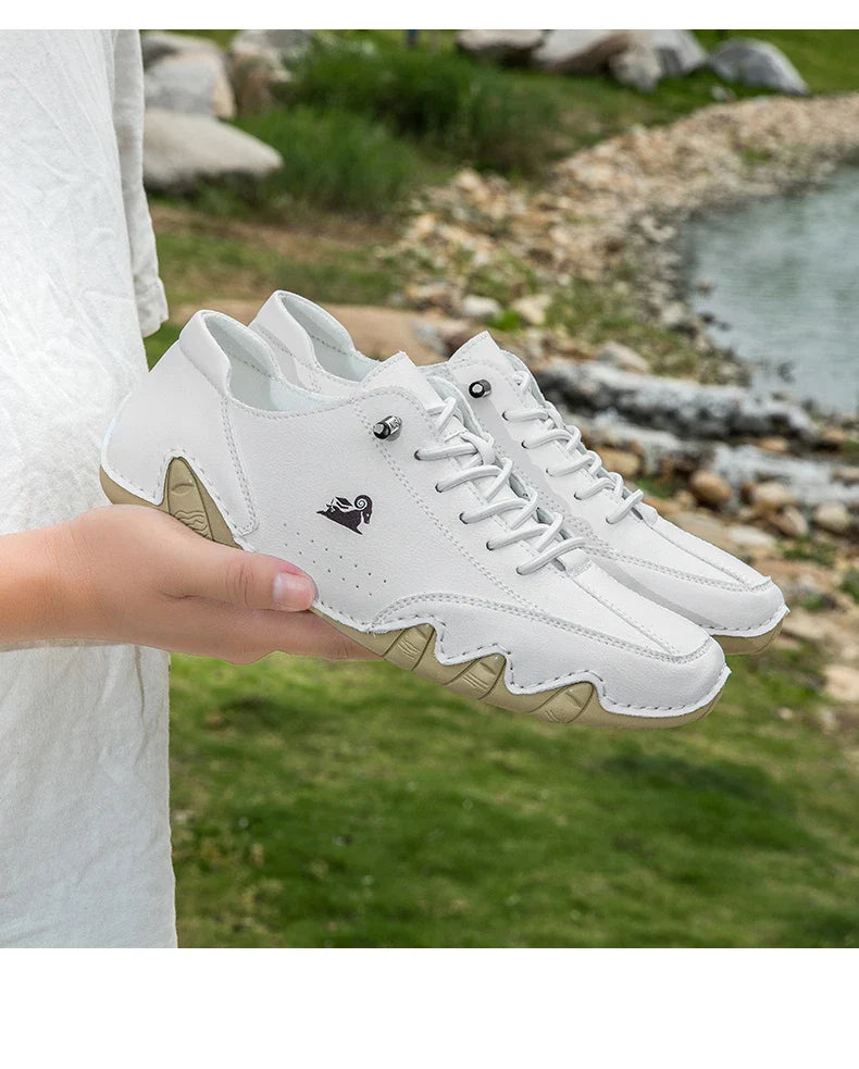 Men's shoes four season new plus size casual shoes fashion low-top soft sole breathable outdoor shoes men's sports walking shoes