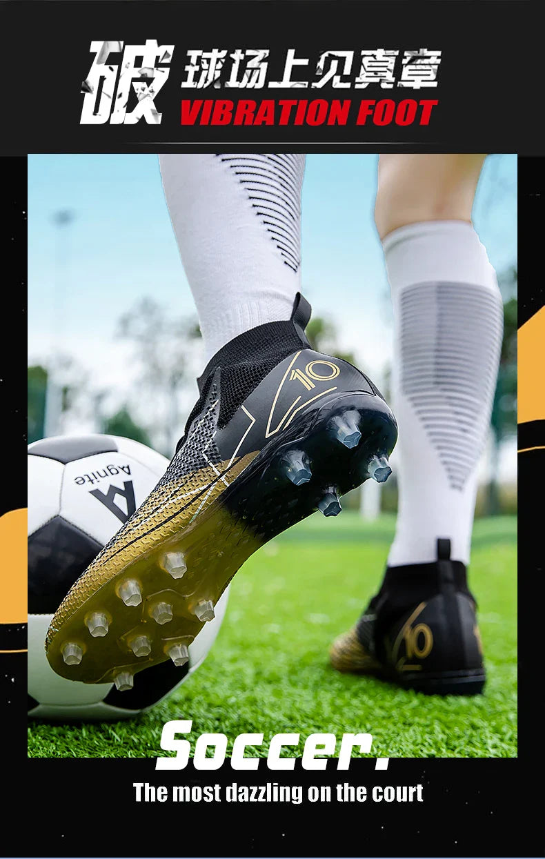 High quality TF/FG sports football shoes, personalized and fashionable football training shoes
