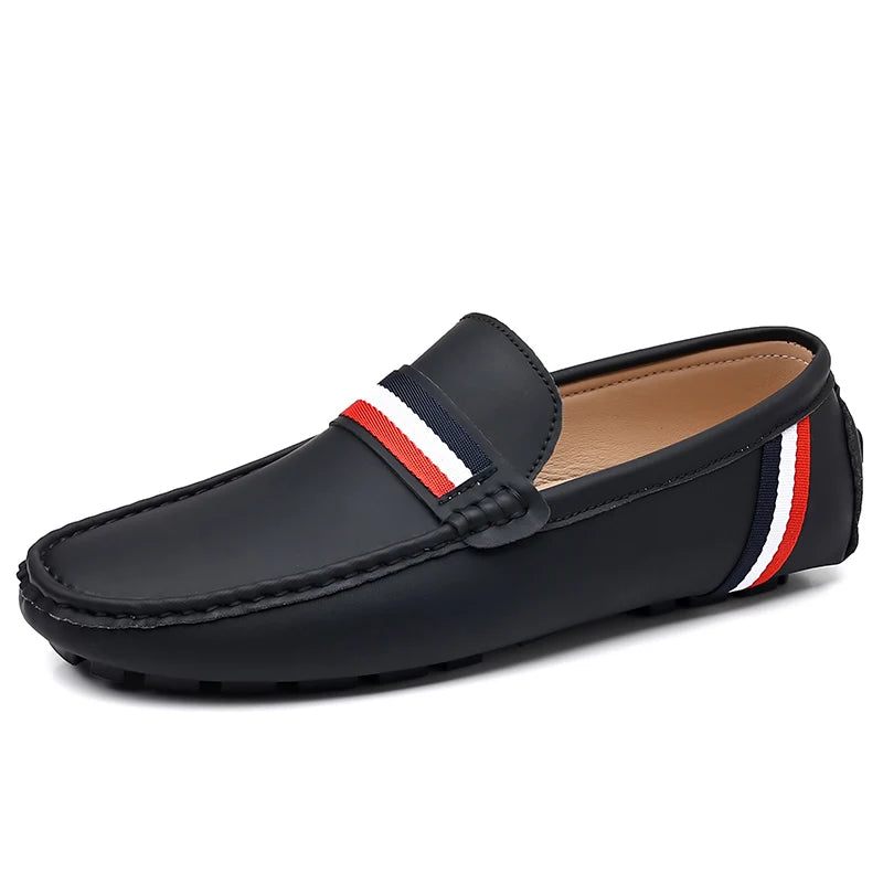 Men Shoes Slip on Loafers Mens Business Office Shoes Classic PU Leather Men's Loafer Shoes Casual Men Driving Shoes Men's Shoes