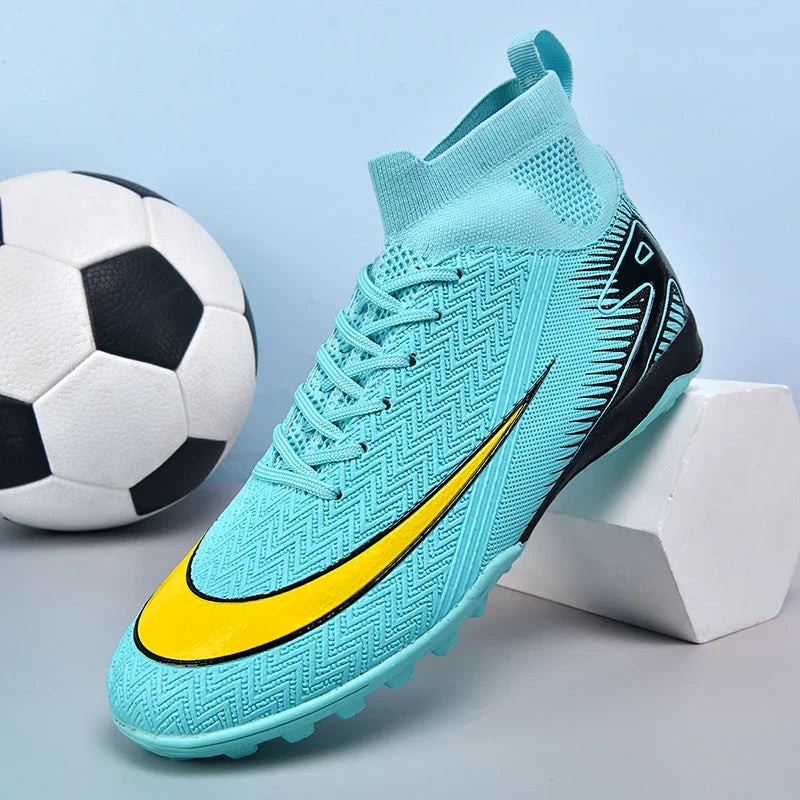 New Men Football Boots Kids Ankle Cleats Grass Soccer Shoes Futsal Indoor Sport Match Training TF/FG Hot-selling High-quality