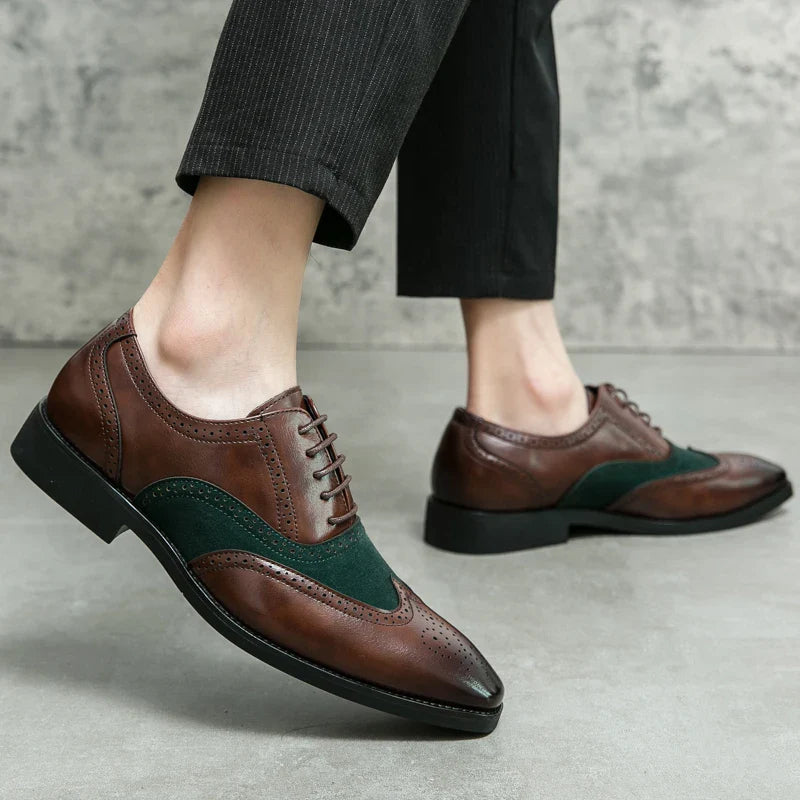 Trend Formal Brogues Social Office Shoes For Men Classic Casual Business Shoes Men High Quality Wedding Dress Shoes For Men