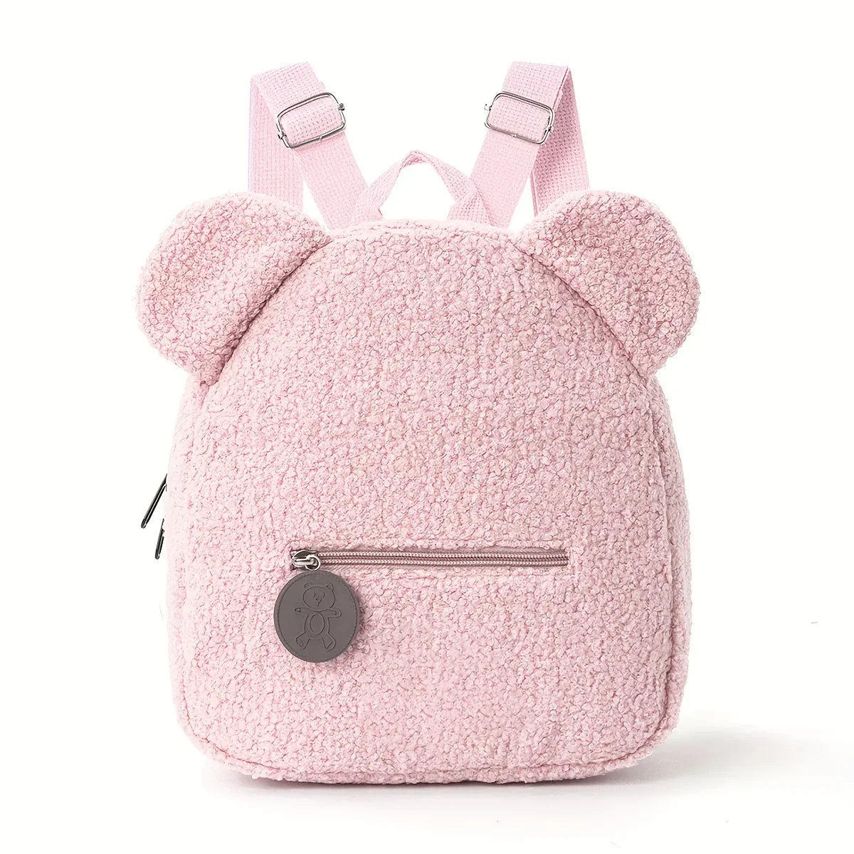 Cute Bear Plush Backpack Embroidered Name Autumn Winter Kids Outdoor Shoulder Bags Custom Personalized Children's Gift Bags