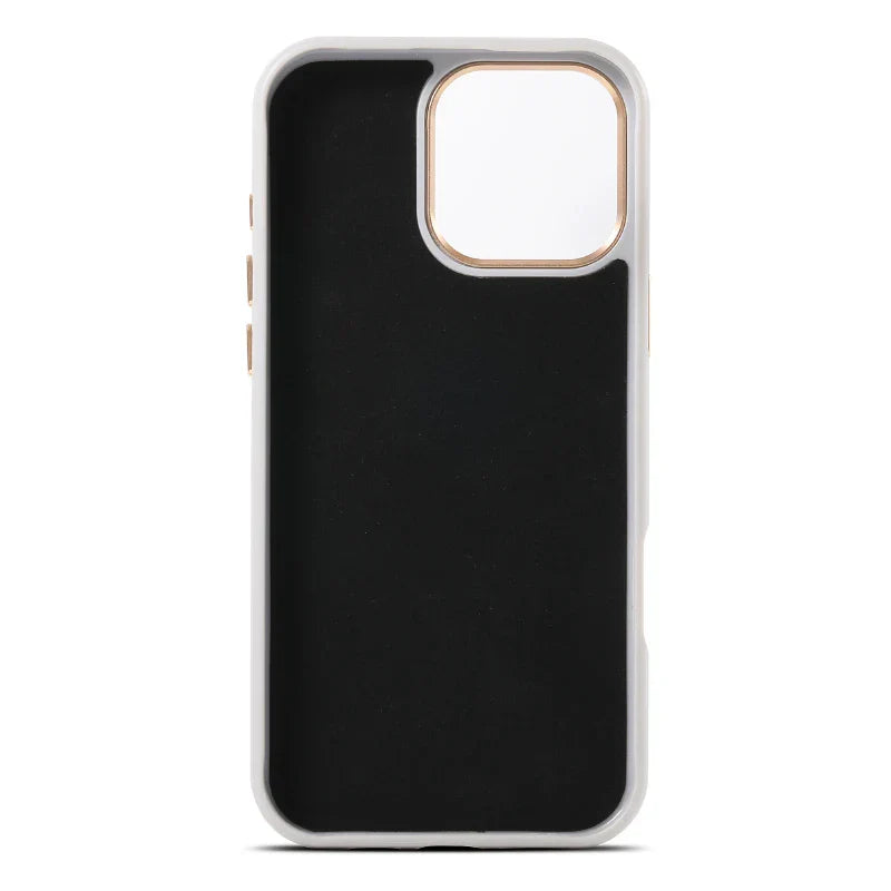 For Magsafe Magnetic Solid Color Triangle Pattern Phone Case for iPhone 17 Pro Max 15 13 14 16 Pro Max Bumper Back Cover