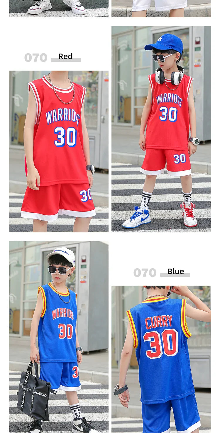Children Team Training Uniform Kids Basketball Jersey Quick-drying Boy and Girls Comfortable Shirt  Child Sportswear Tracksuits