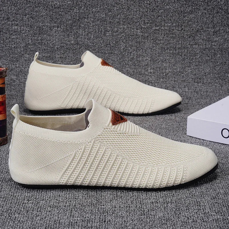 Men's Shoes Breathable Thin Bottom Light Driving Loafers Casual Socks Shoes Men Slippers Comfortable Walking Mens Shoes