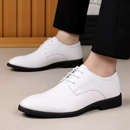 Loafers Shoes Social Shoe Male Plain Low Heel Gentleman Elegant and Classic Black Cheap Clearance Office 39 Men's Formal Shoes