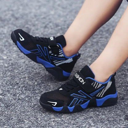 Summer Kids Fashion Sneakers for Boys Mesh Breathable Sports Running Shoes Lightweight Children School Walking Footwear Tennis