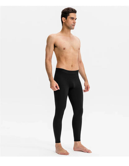 Men's Running Leggings Quick Dry Gym Fitness Sports Pants Workout Training Jogging Sports Trousers Compression Sport Pants